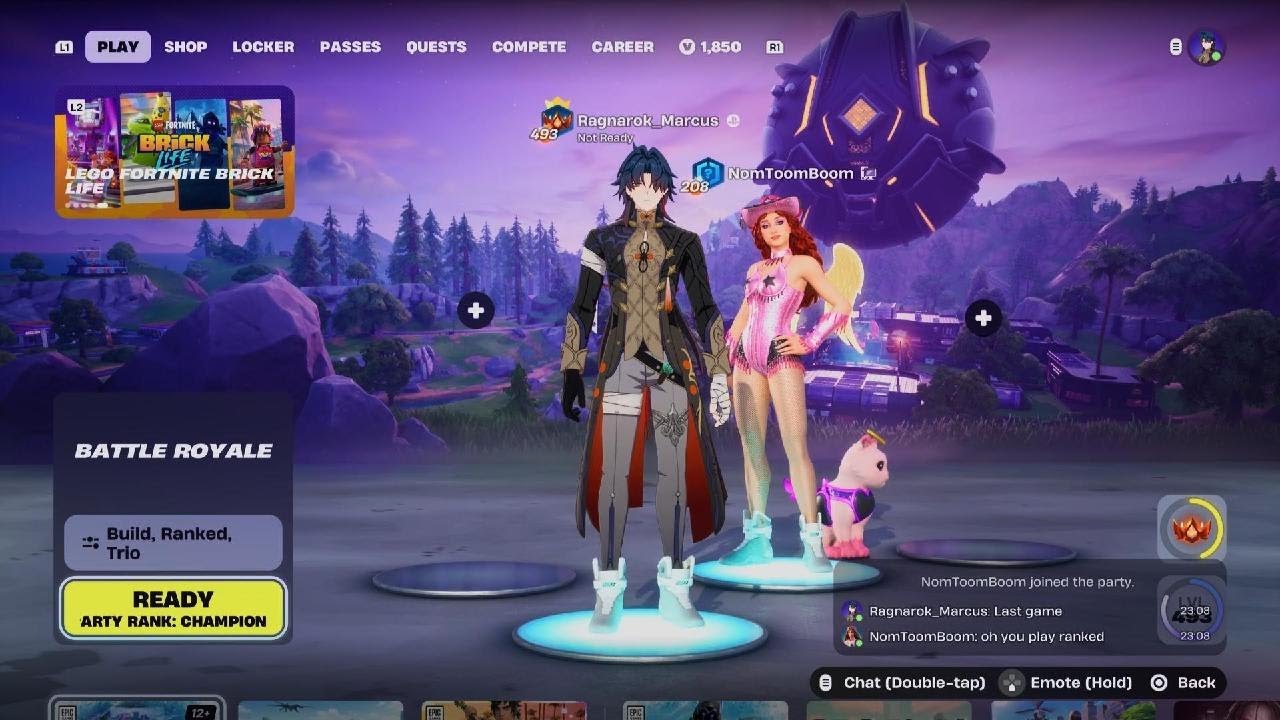 Fortnite_2026031 Have fun with teammate Ladies,build block tired our best to fightback