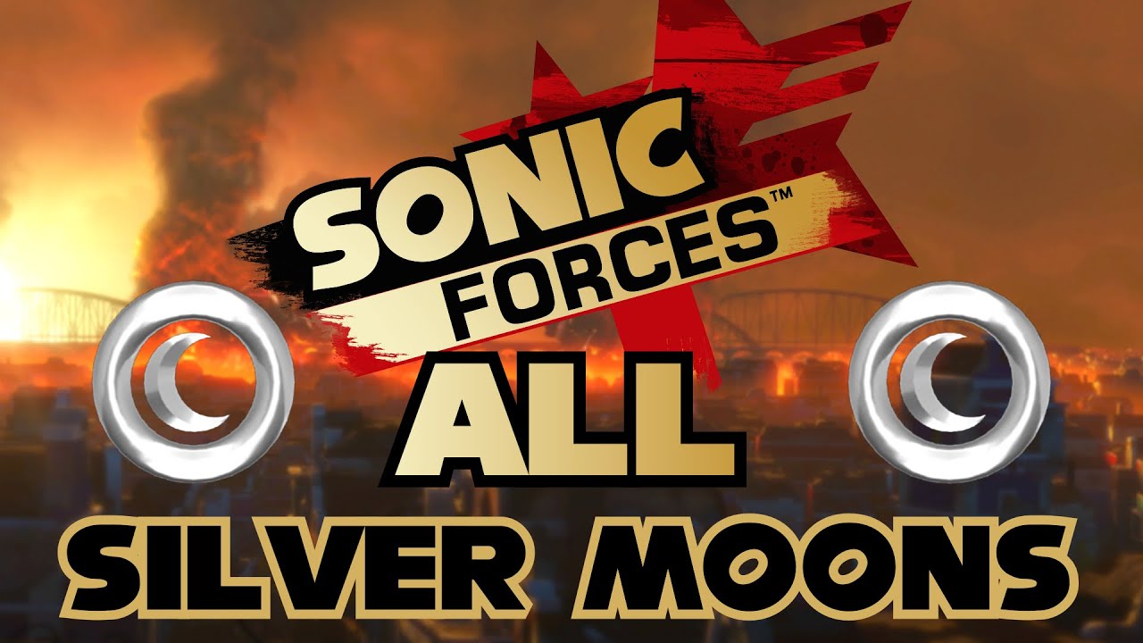 Sonic Forces - ALL SILVER MOON RINGS [PC] 100% Guide