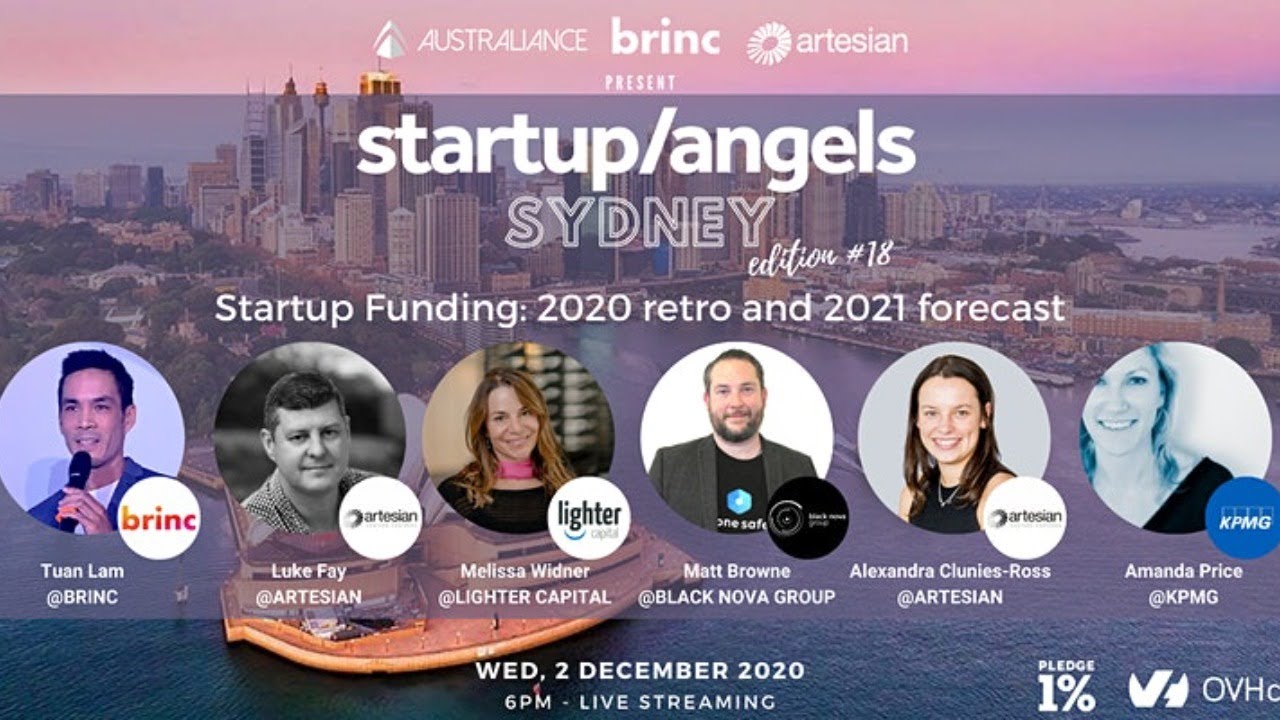 Startup&Angels Sydney #18 Startup Funding: 2020 retro and 2021 forecast