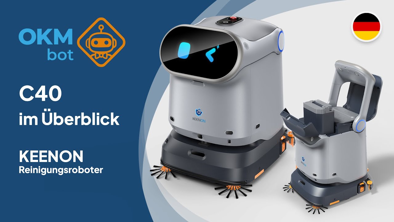Keenon Robotics C40 4in1 Reinigungs-Roboter Übersicht - OKMbot