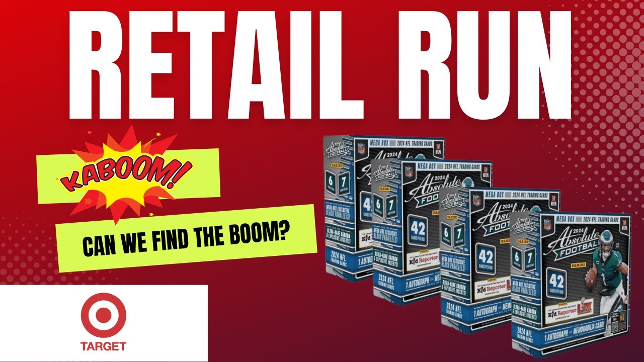 Target Treasure Hunt: Can We Find a KABOOM in These Absolute Football Card Boxes?