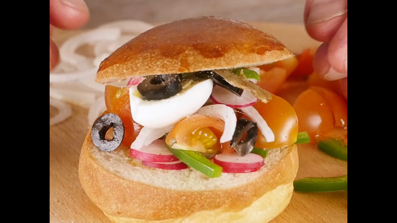 Recette de Mini-pains bagnat - 750g