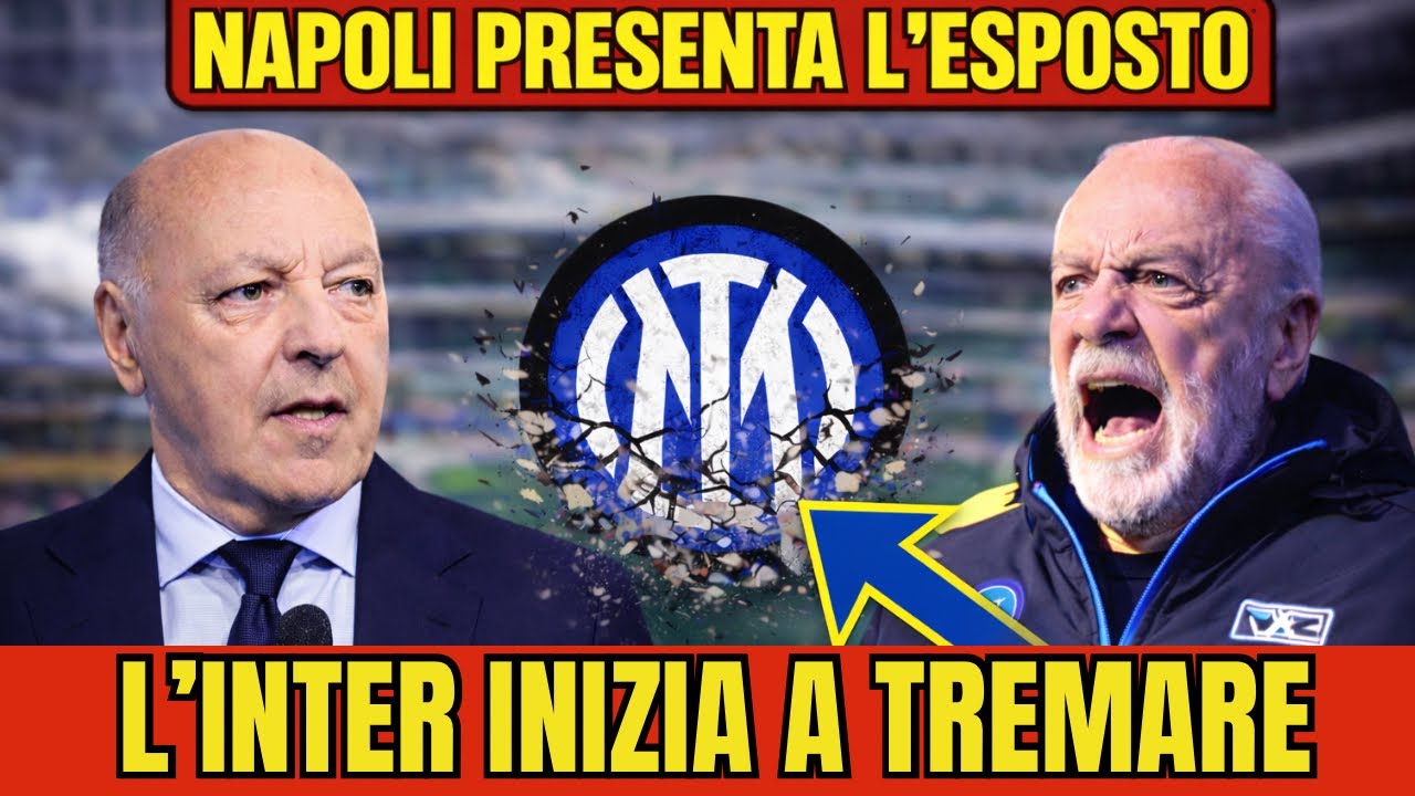 🚨 IL NAPOLI PRESENTA L’ESPOSTO  CHE CAMBIA TUTTO. INTER E ROCCHI NEL PANICO