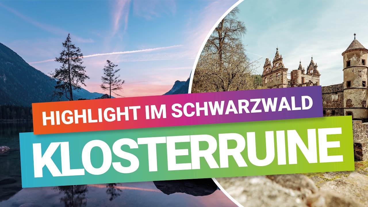 Urlaub im Schwarzwald: Von der Klosterruine Hirsau zur Wolfsschlucht. Wandern in Baden-Württemberg