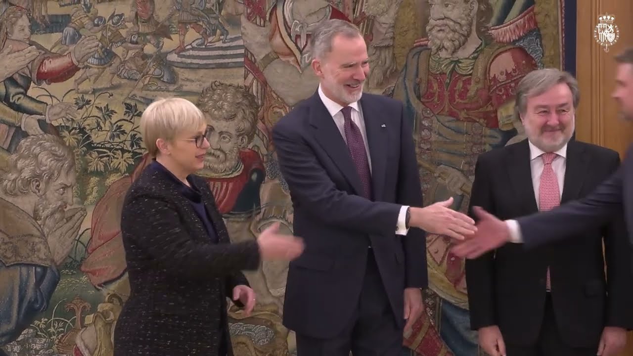 S.M. el Rey mantiene un encuentro con la Presidenta de la República de Eslovenia, Nataša Pirc Musar