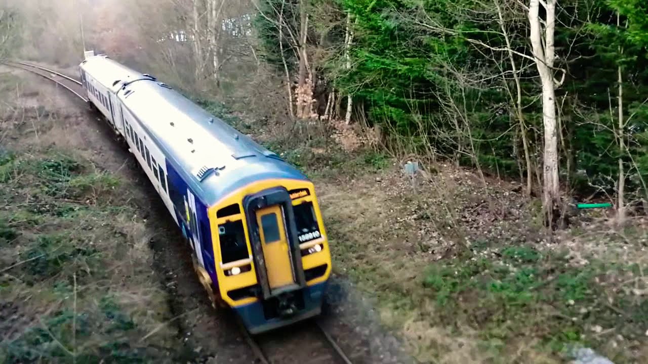*CALDER VALLEY LINE* Northern Trains Ltd DMU 158 910 on route to Huddersfield from Leeds