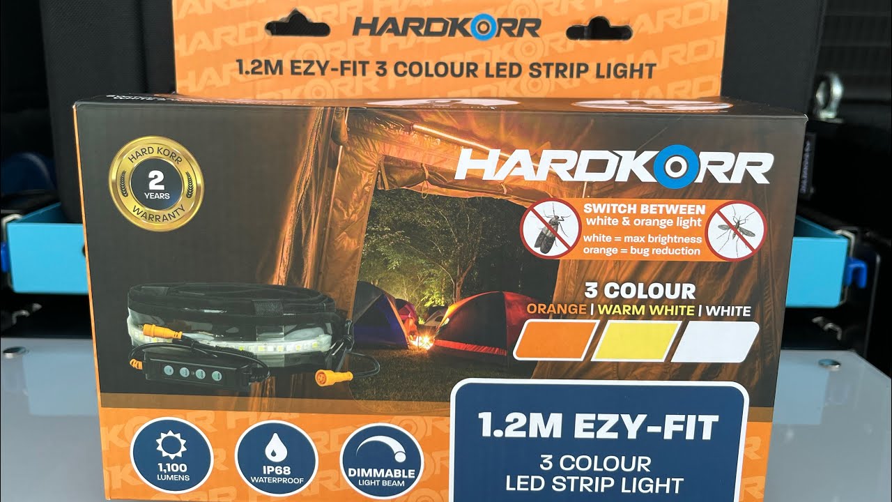 Первый обзор светодиодной ленты Hard Korr 1.2m от Real 4x4 Adventures.