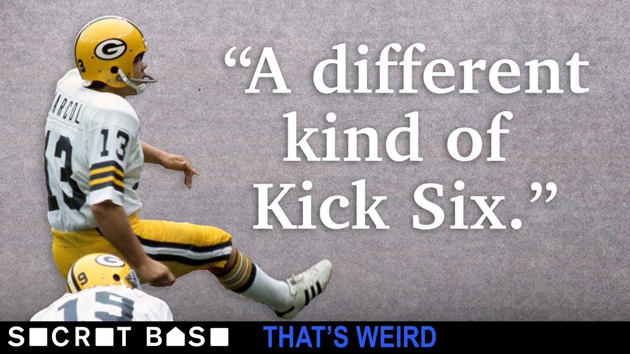 The kicker who kicked a touchdown to himself