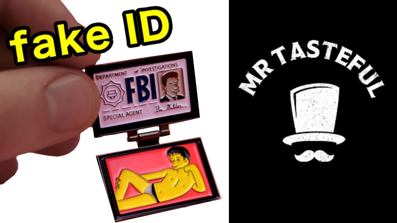 FOX MULDER FBI BADGE - Weird Wish Items [#035]