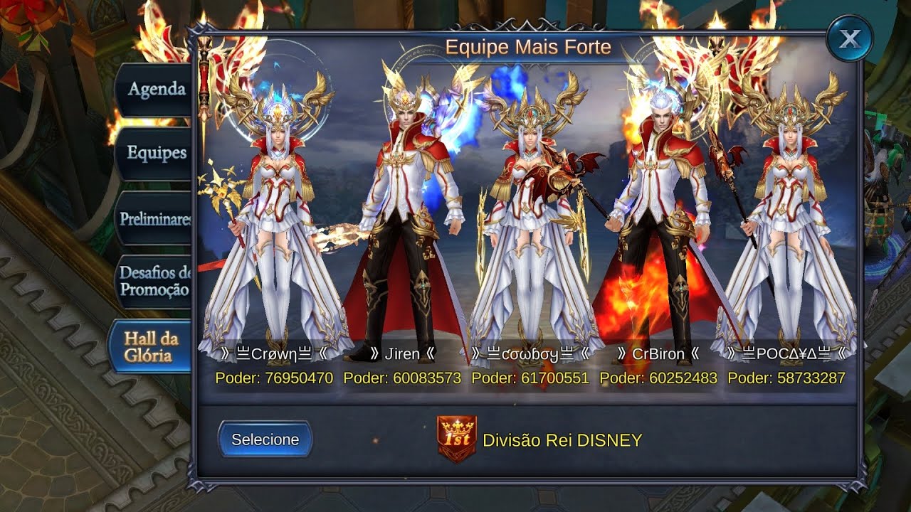 Goddess Primal Chaos: Final Equipe + Forte ( Disney Vs FireBlood) 