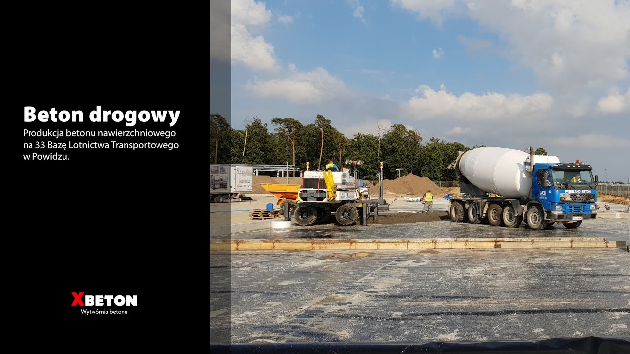 Xbeton - Produkcja betonu nawierzchniowego (beton drogowy)