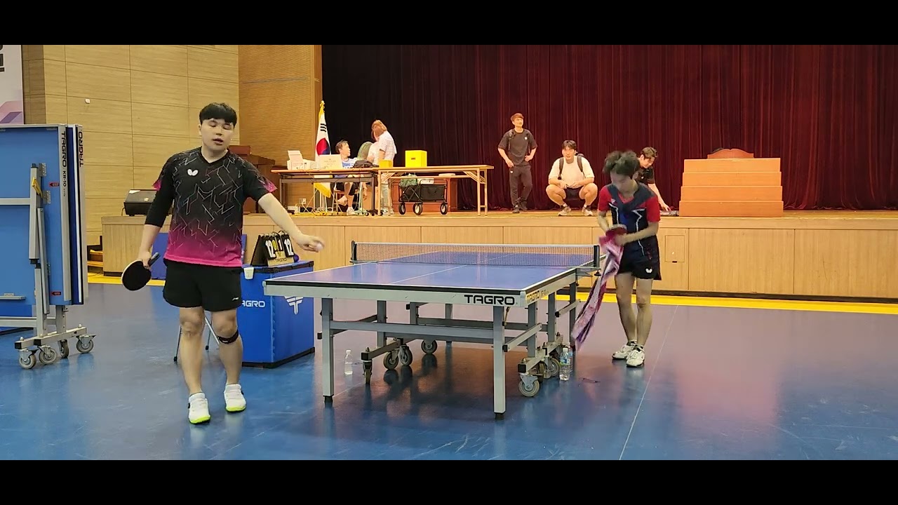 제18회 서울 중구 협회장기 탁구대회 개인전 결승 조민수(오픈5부)vs김영준(오픈5부)