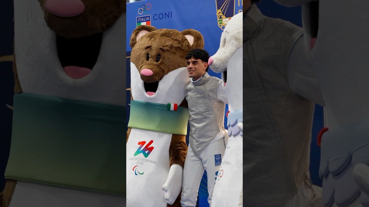 Tina e Milo in pedana ai Campionati Italiani  di scherma! 🤺 #ItaliaTeam #MilanoCortina2026 #Scherma