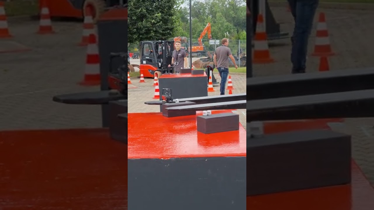 Incredible Precision at Staplercup Forklift Competition || ViralHog
