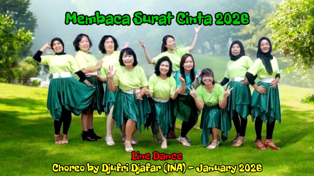 Membaca Surat Cinta 2026 Line Dance - Beginner - Choreo @djufridjafar4747 - by Erma Line Dance
