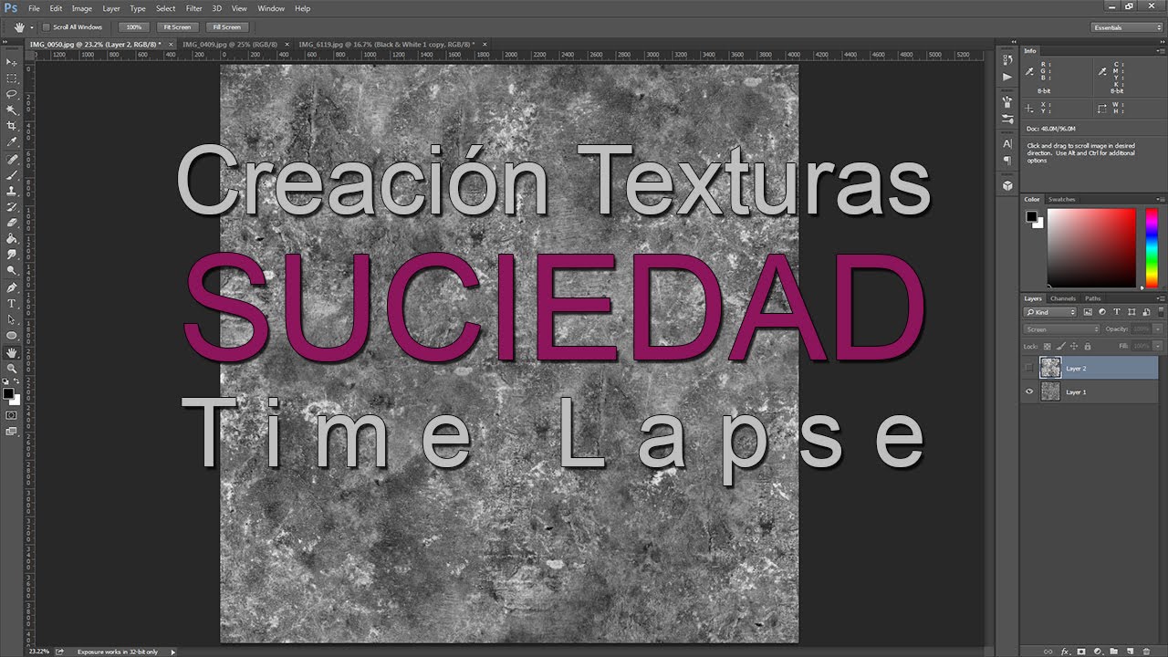 Creaci&oacute;n de texturas y mascaras de suciedad
