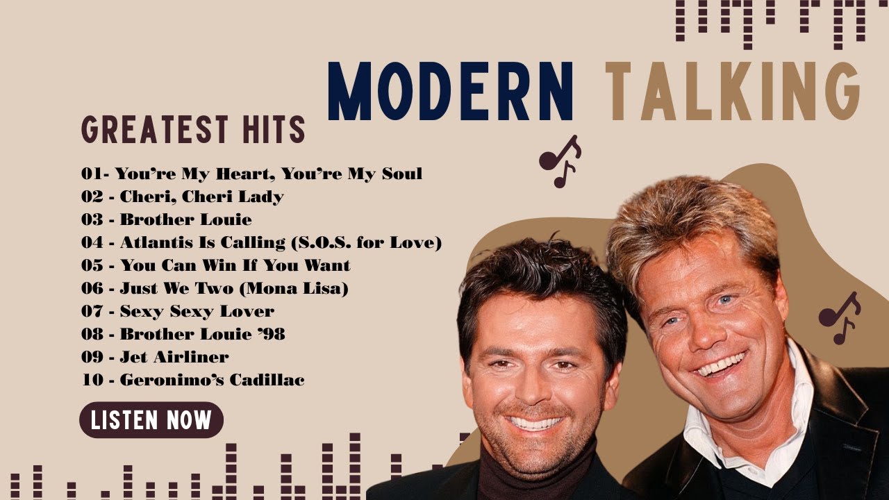 MODERN TALKING Greatest Hits Full Album ▶️ Top 10 Hits of All Time