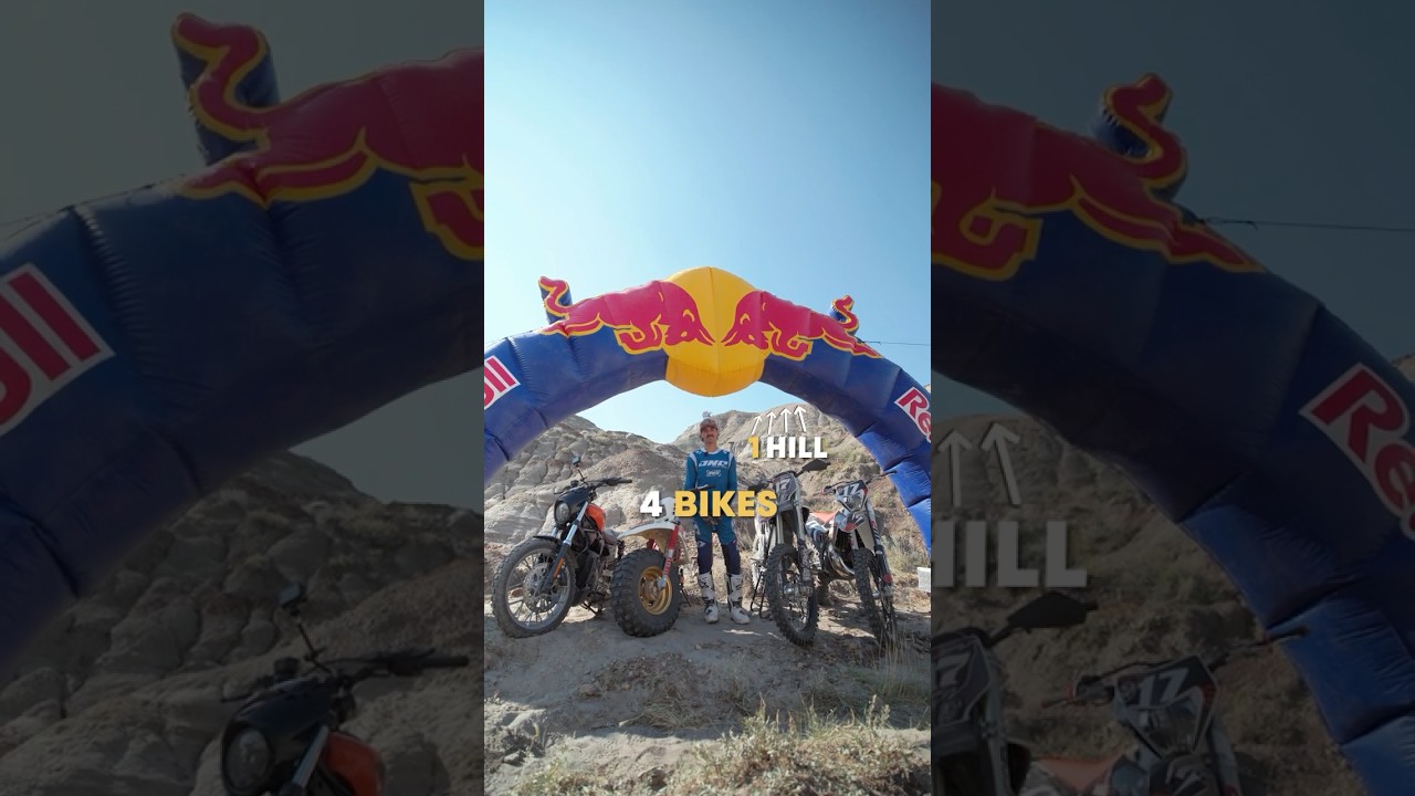 4 Bikes vs 1 Hill 🏍️