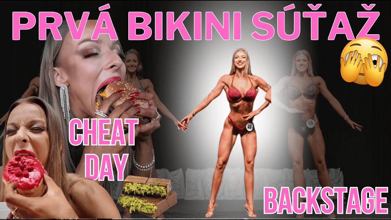 AKO DOPADLA MOJA PRVÁ BIKINI SÚŤAŽ? 😨 | MSR Bikini Fitness | peak week + mukbang + revy