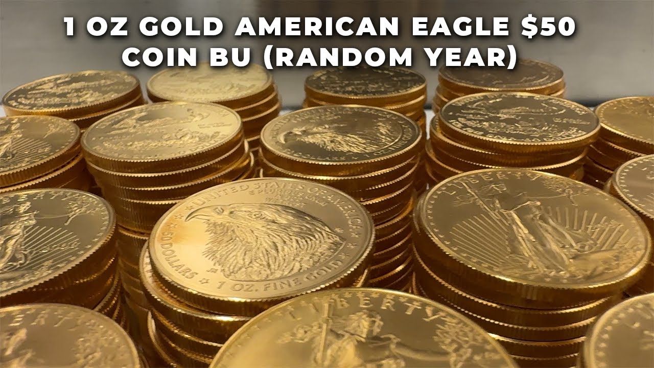 1 oz Gold American Buffalo $50 Coin BU (Random Year)
