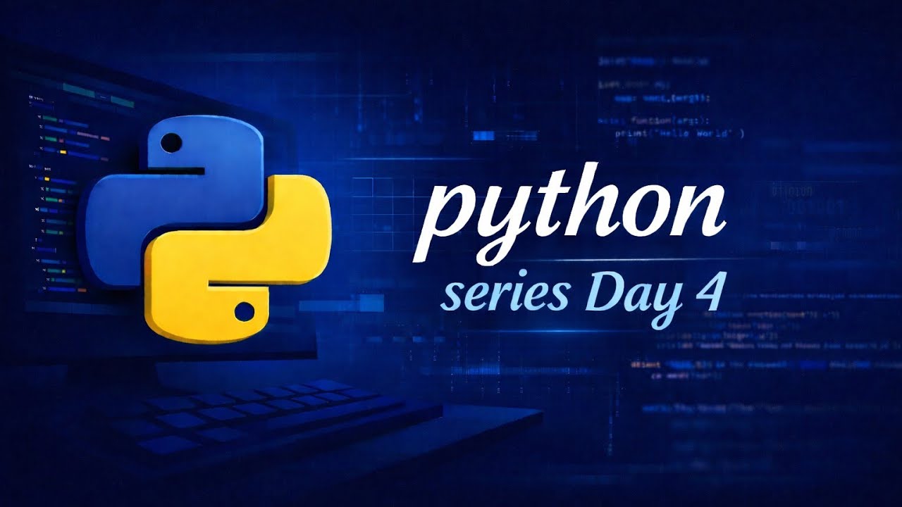 Boolean and Strings| Python Series| Day - 4