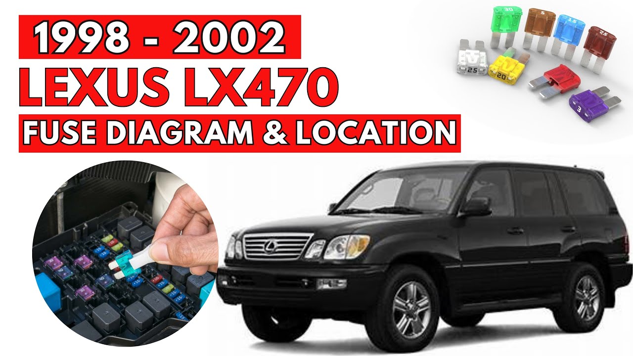 Схемы и расположение блоков предохранителей Lexus LX470 (1998–2002) Руководство пользователя