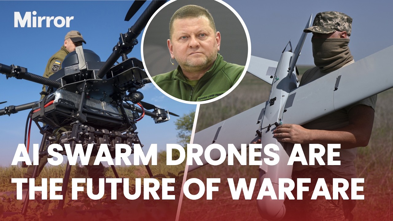 AI SWARM drones will attack in their 'HUNDREDS' in future wars warns Ukraine's former top general