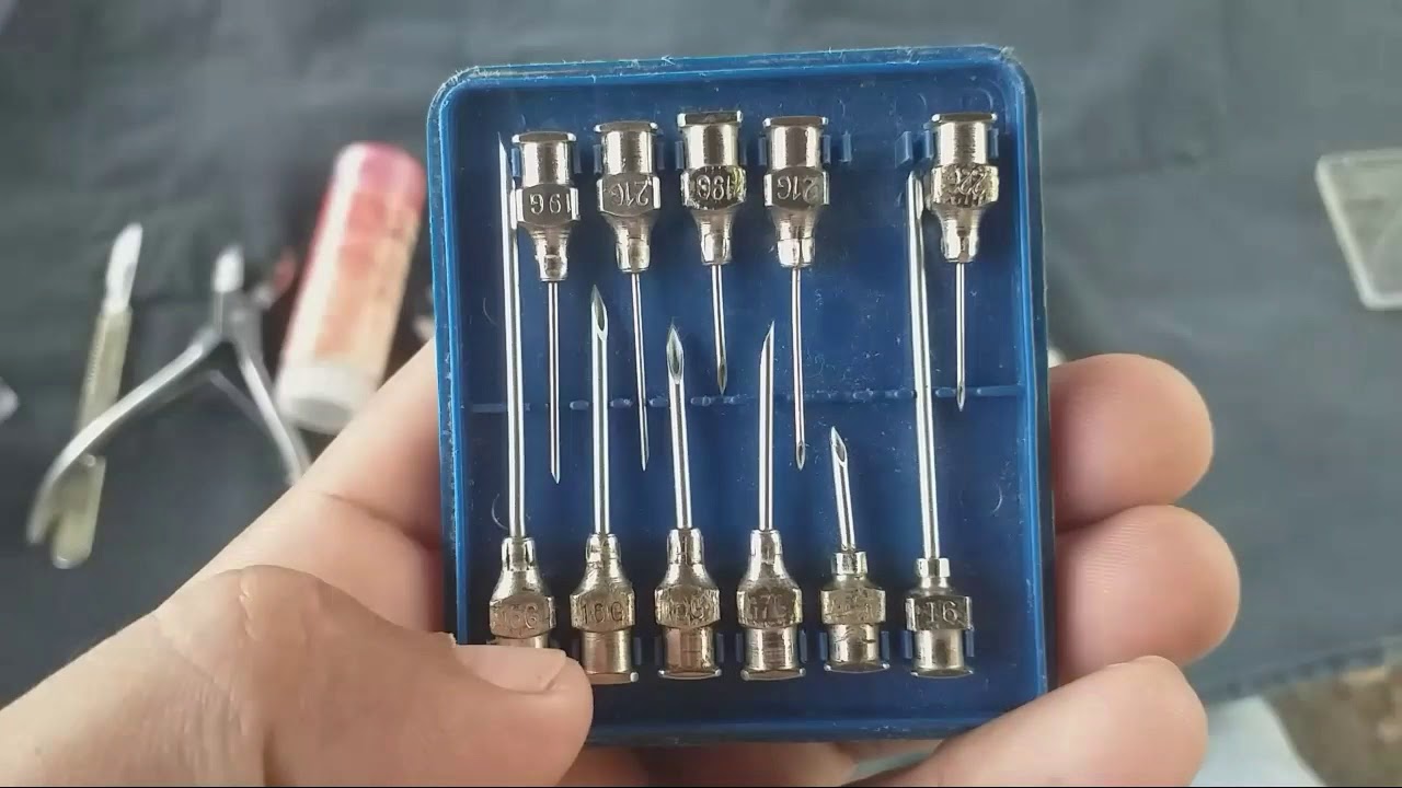 types and use of needle and syringe for swine//pigs//hogs// (gamit panturok s baboy)