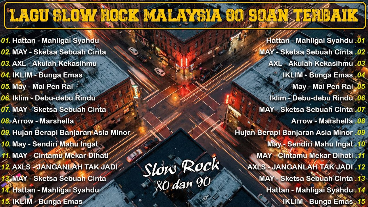 20 Lagu Jiwang 80 90an 💋 Slow Rock MALAYSIA - Lagu Slow Rock Jiwang Tersedih untuk Menggugah Emosi