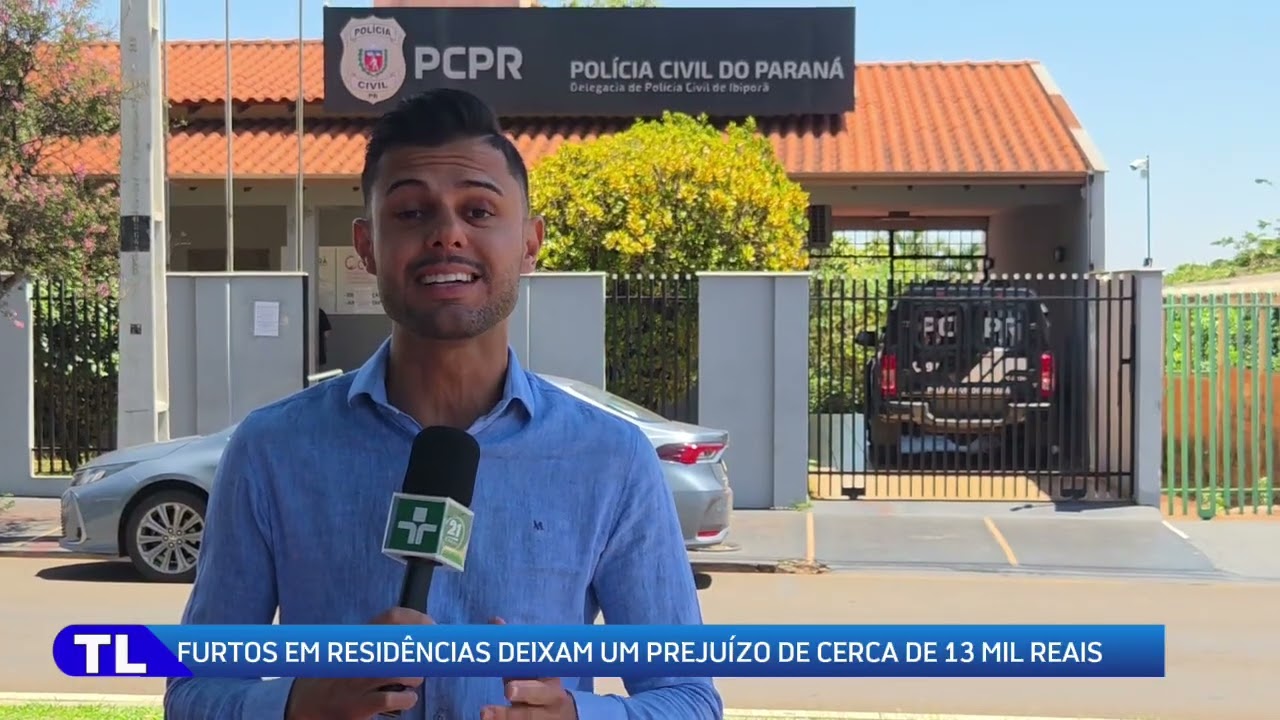 Furtos em residências de Ibiporã-PR