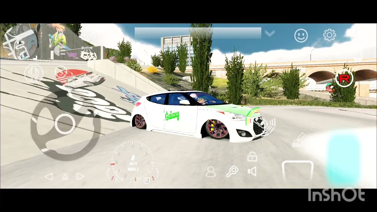 The car modified Galaxy