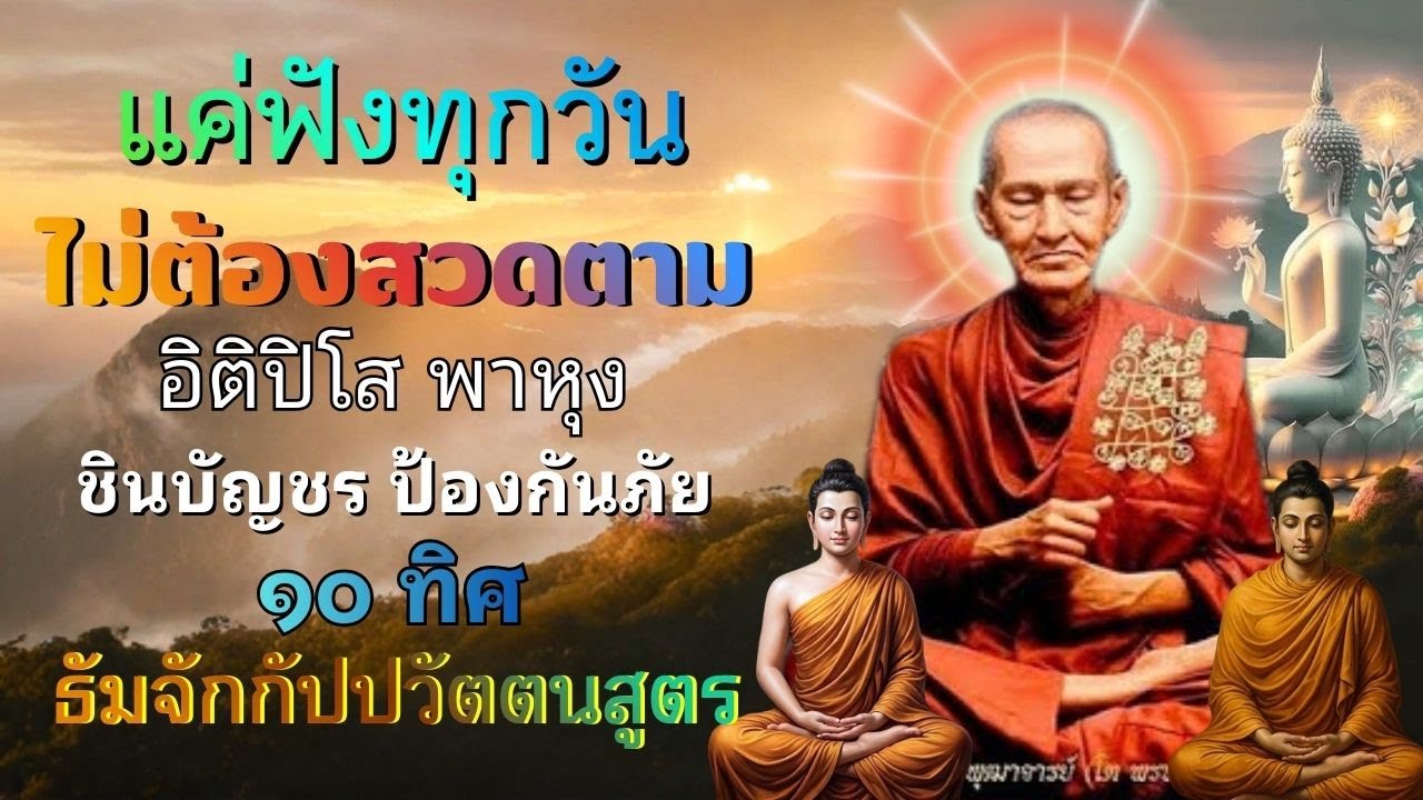 อิติปิโส พาหุง ชินบัญชร ป้องกันภัย ๑๐ ทิศ💕🙏แผ่ส่วนบุญส่วนกุศ อธิษฐานขออโหสิกรรม เป็นสิริมงคลแก่ชีว