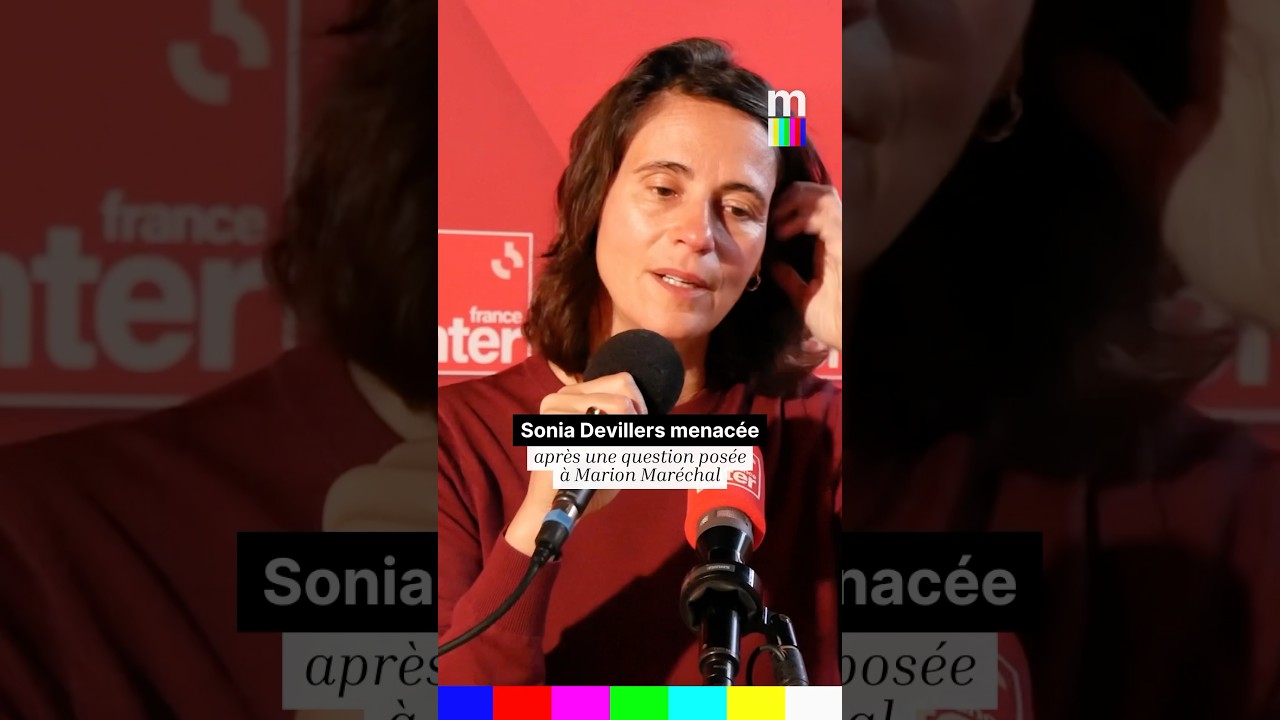 Sonia Devillers threatened after an interview with Marion Mar&eacute;chal on France Inter #shorts #clash...