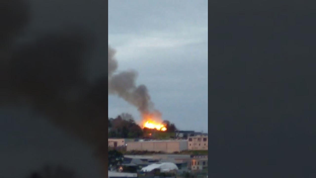 Major fire in Silverdale Auckland this morning.