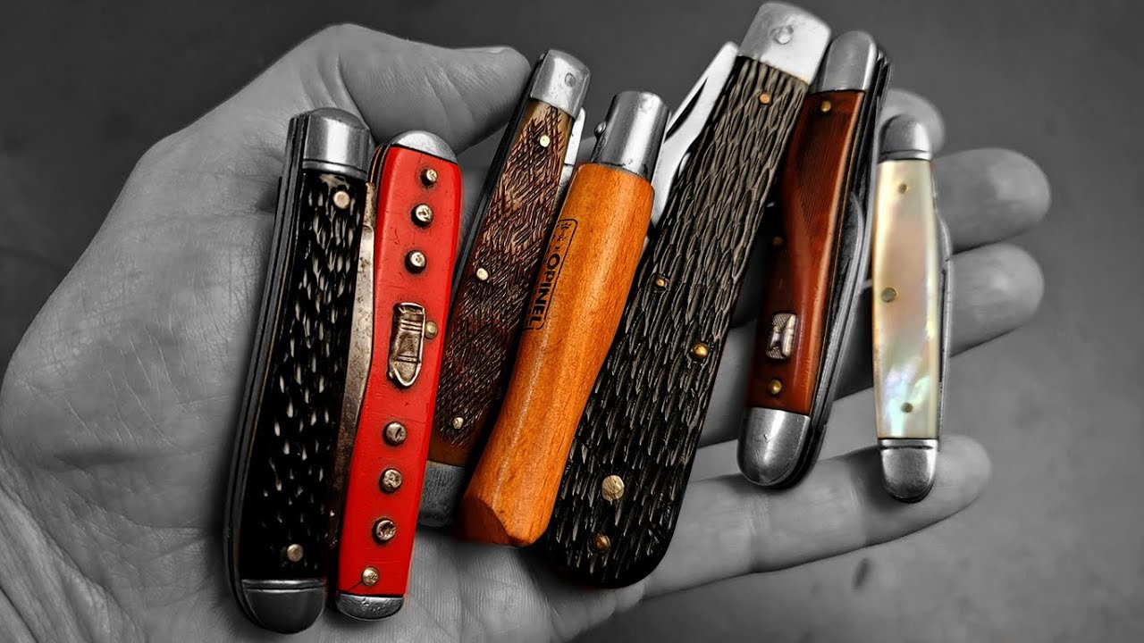 Handful Of Vintage Pocket Knives No. 13
