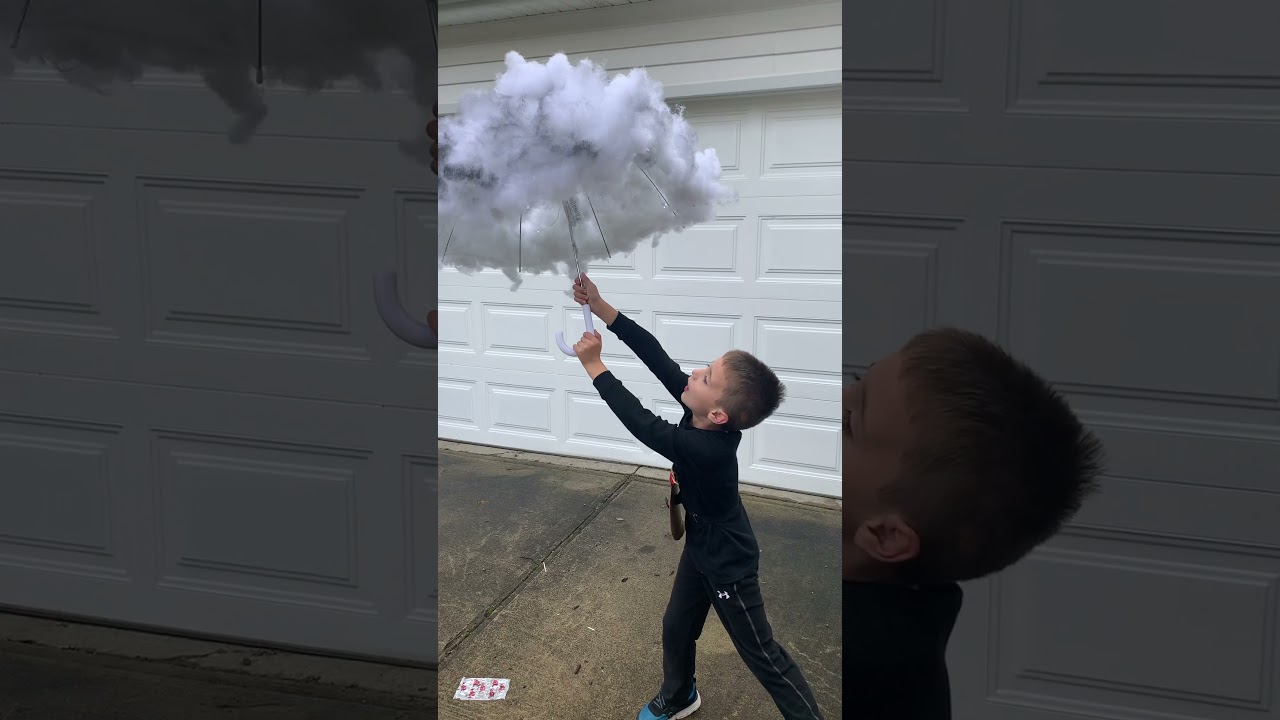 Young Weather Enthusiast Dresses Up as Hurricane for Halloween