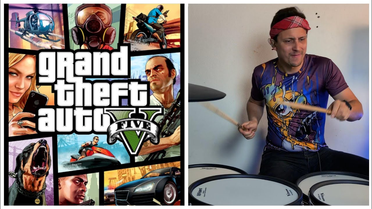 Grand Theft Auto V - Loading Screen Music Theme / Drum Cover Bruno Silva
