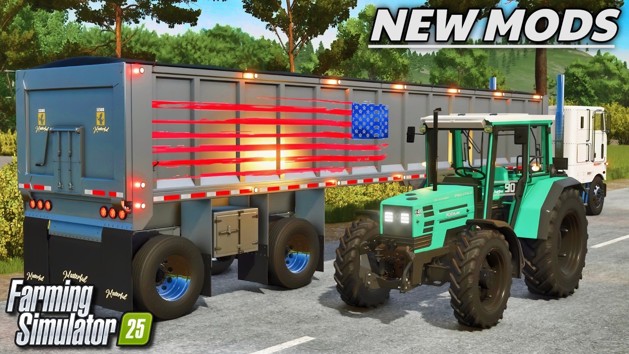 New Mods - Masterful 39ft Semi Trailer, Elmers Haulmaster, & The OG Toothpaste Tractor! | FS25