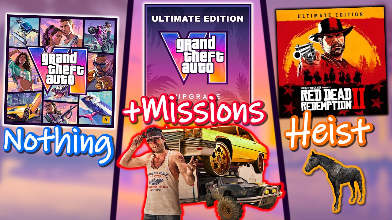 Стоит ли покупать GTA 6 Ultimate Edition? Сравнение с RDR2 и GTA 5