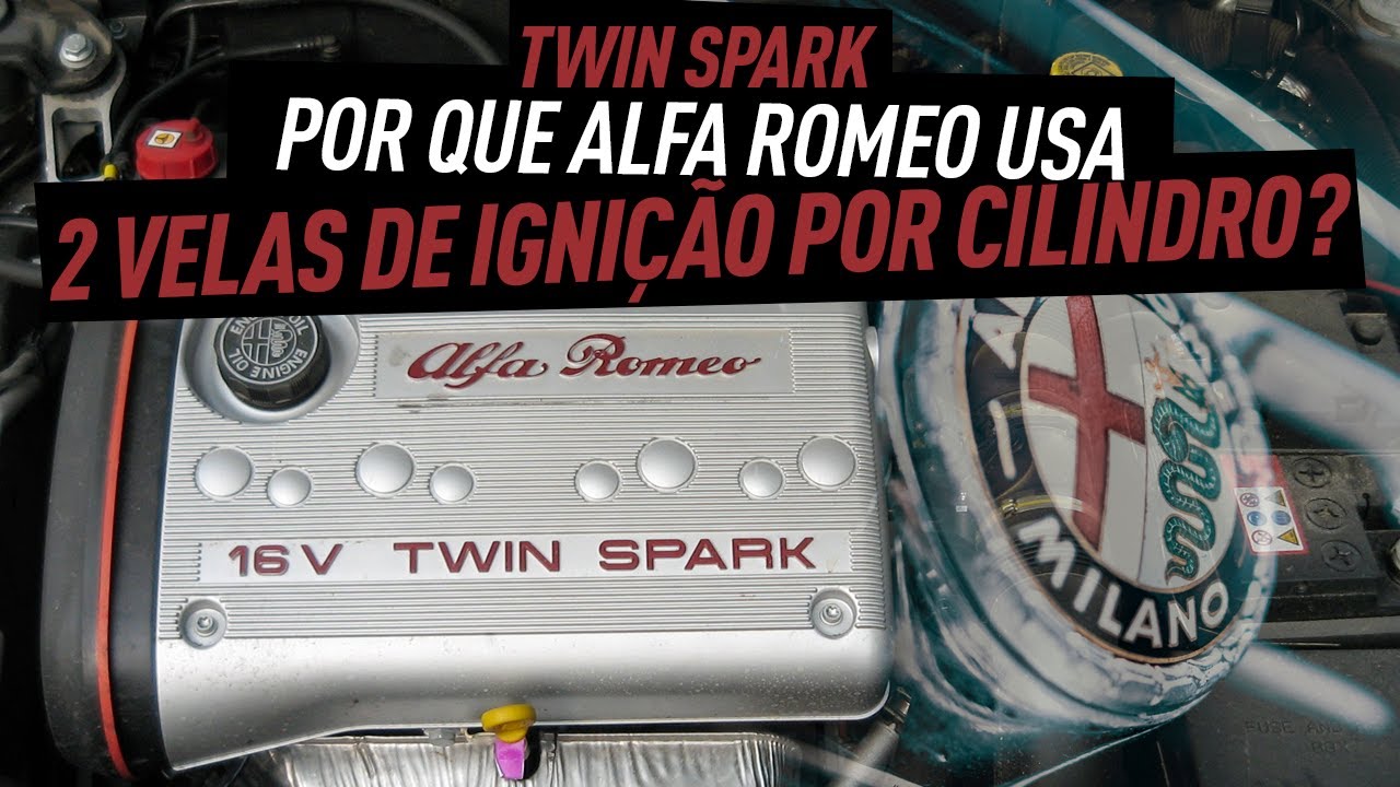 TWIN SPARK - POR QUE ALFA ROMEO USA 2 VELAS DE IGNIÇÃO POR CILINDRO?