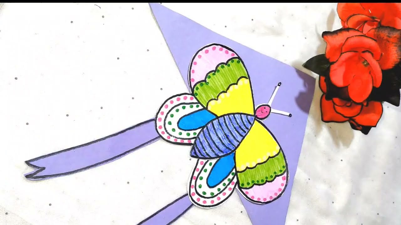 How to make kite with paper/Paper se patang kaise banaye/Easy kite making#kite #papercraft #patang 