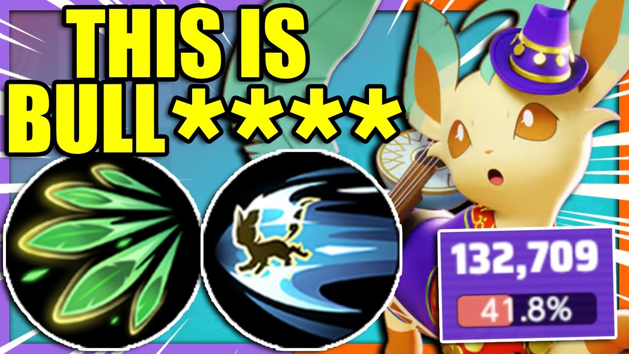 Not enough Players are Complaining about RAZOR LEAF LEAFEON | Pokemon Unite
