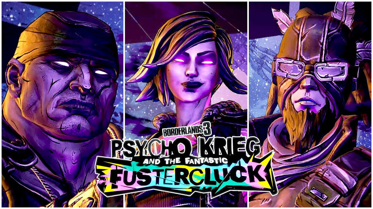 Borderlands 3: Psycho Krieg & the Fantastic Fustercluck DLC - All Boss Fights, ENDING, & Credits