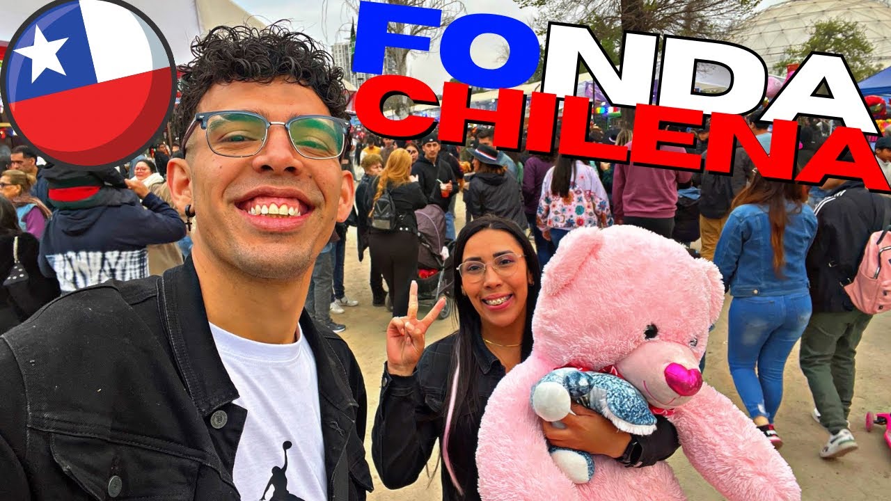 EXTRANJEROS CELEBRANDO las FIESTAS PATRIAS en FONDA CHILELA 🇨🇱 2024 #fonda #fiestaspatrias2024