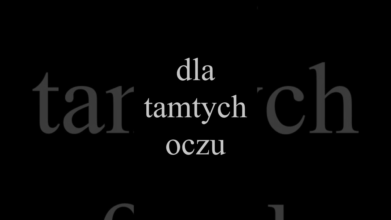 dla tamtych oczu - trailer