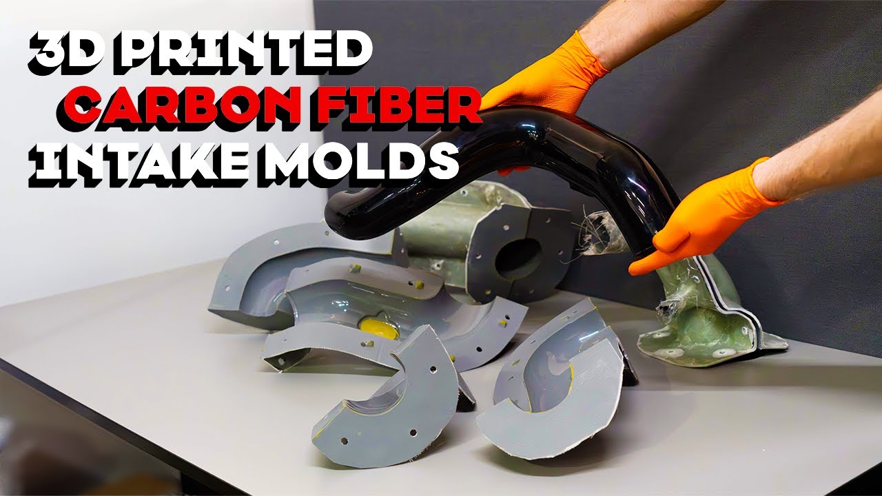 MAKING 3D PRINTED SPLIT MOLDS FOR PREPREG CARBON FIBER INTAKES!