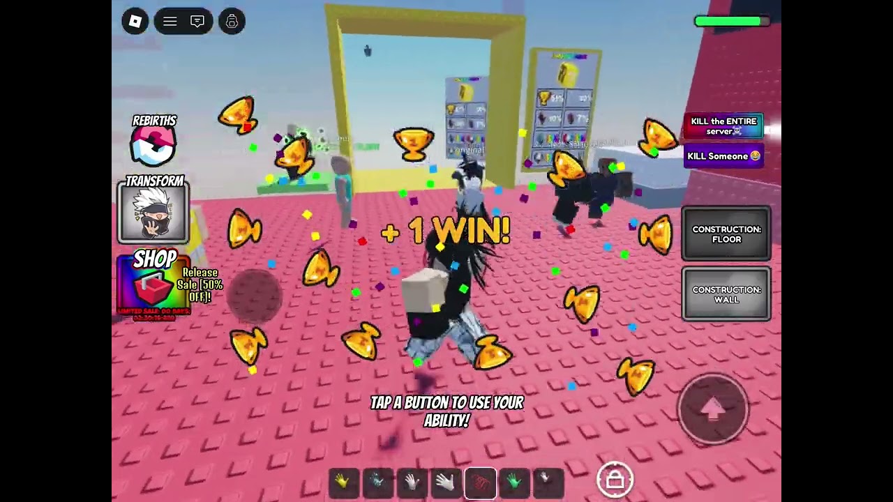 Playing Jujutsu slap tower 