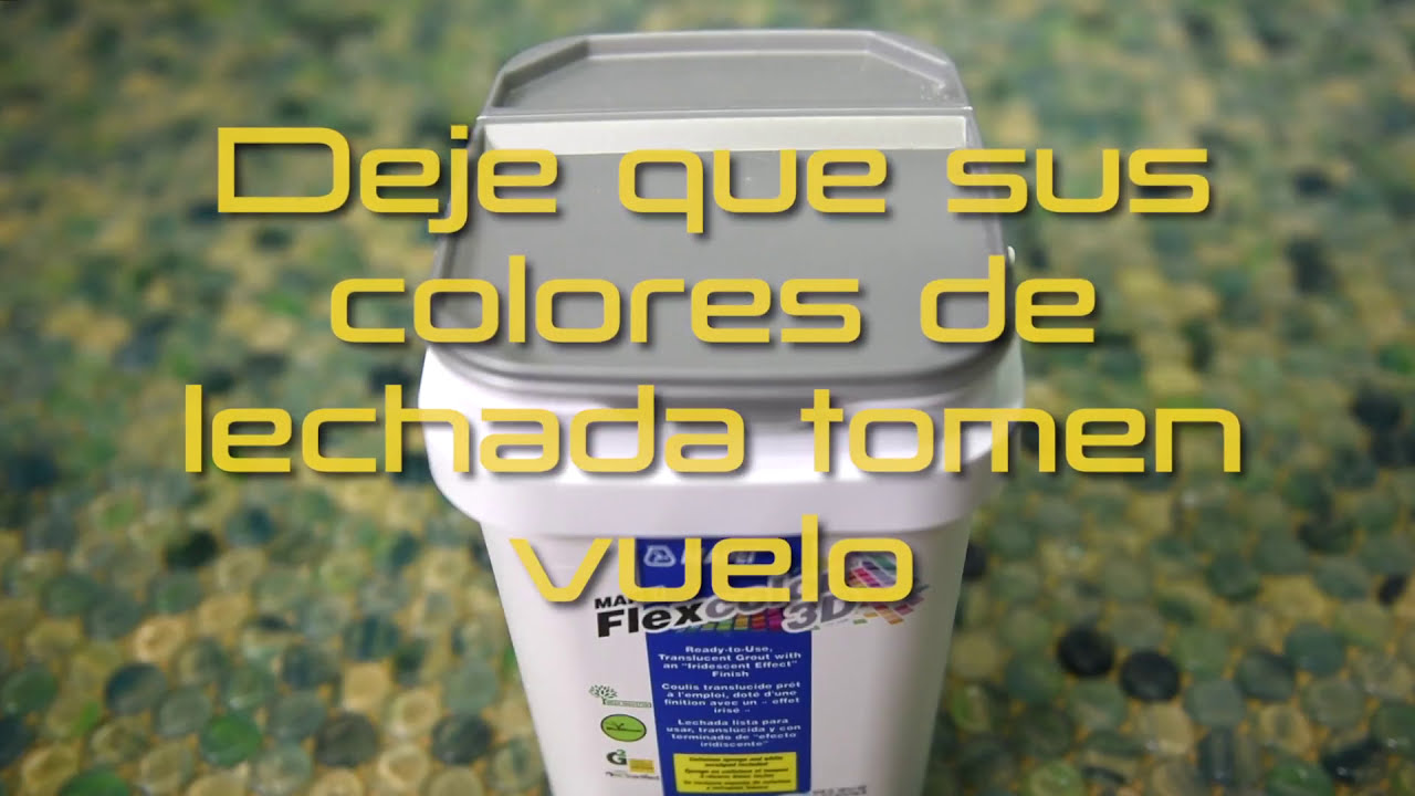 Lechada iridiscente MAPEI Flexcolor&trade; 3D