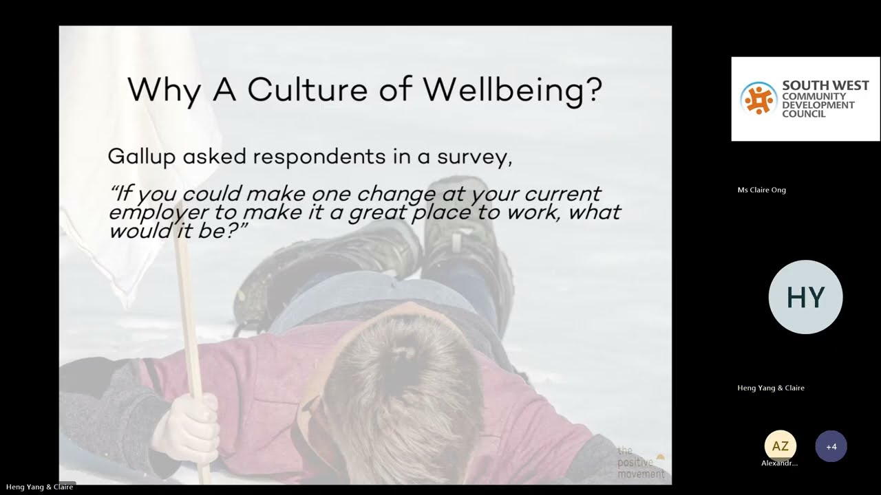Creating an Organisational Culture of Wellbeing