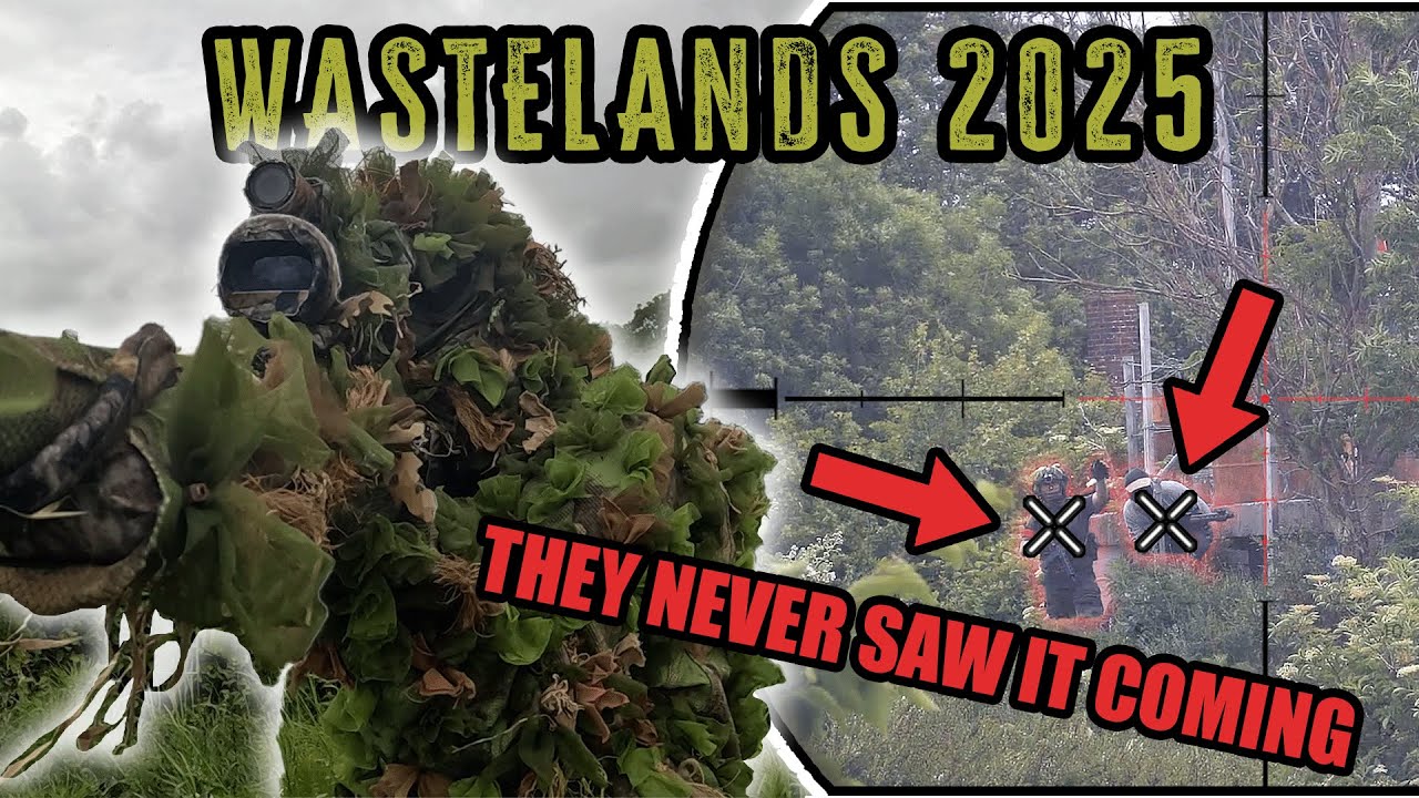 They had no chance againts this sniper: Wastelands 2025 Black ops Airsoft
